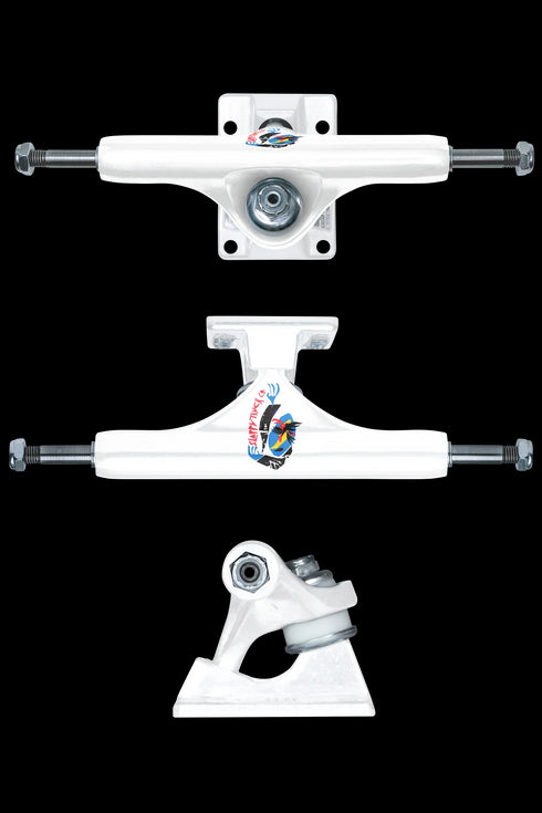 Slappy - ST1 Classic Hollow Reacher White Trucks (8.25")